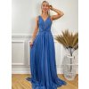 Dlhé spoločenské šaty MEGARA modré
