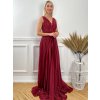 Dlhé spoločenské šaty MEGARA bordové