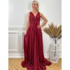 Dlhé spoločenské šaty MEGARA bordové