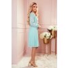Krátke šaty ISABELLE mentolové