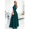 Dlhé šaty AMBER smaragdové