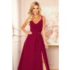 Dlhé spoločenské šaty CHIARRA bordové