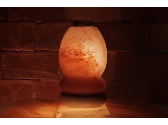 Solná aroma lampa s onyxovou miskou