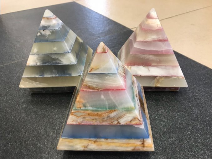 ONYX LAMPY Pyramida mix color