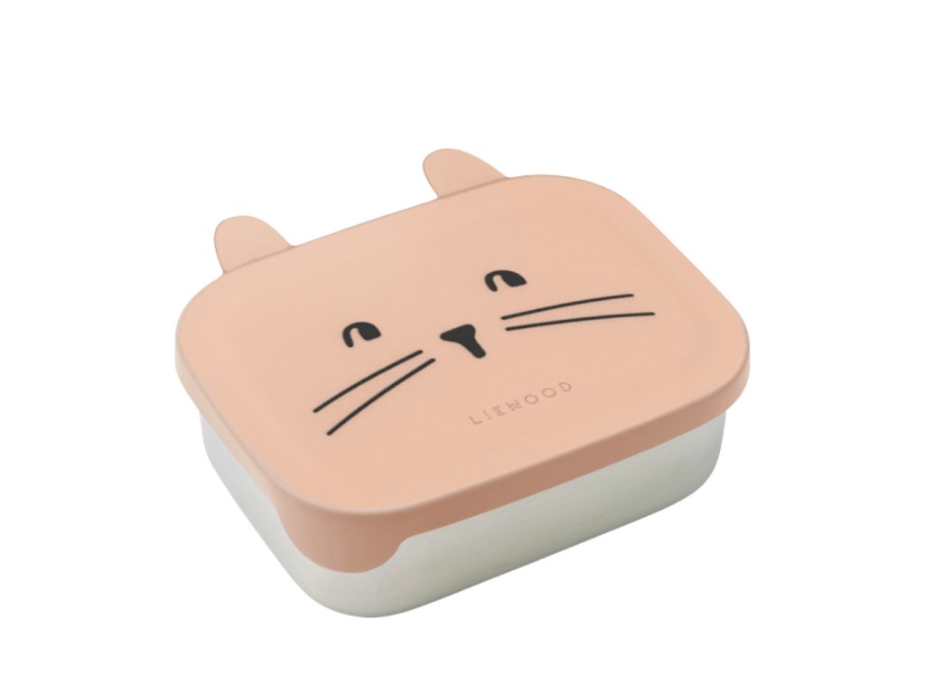 Svačinový box pro děti se silikonovým víčkem ve tvaru zajíčka - od značky Liewood