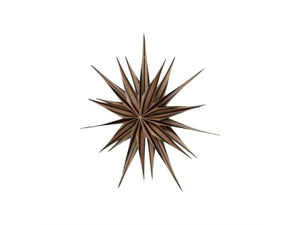 Papírová vánoční hvězda Toppu Ø 40 cm "Brown / Black" OYOY