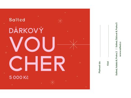 Elektronický dárkový poukaz "HOME" 5000 Kč