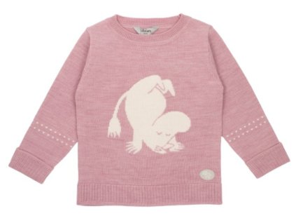 Dětský merino svetr s Moominem od značky Lillelam