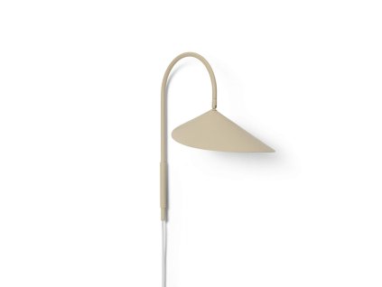 Nástěnná lampa Arum Swivel v béžové barvě od ferm LIVING