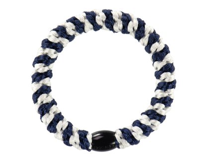 Gumička do vlasů Kknekki v bílo-modré kombinaci od Bon Dep