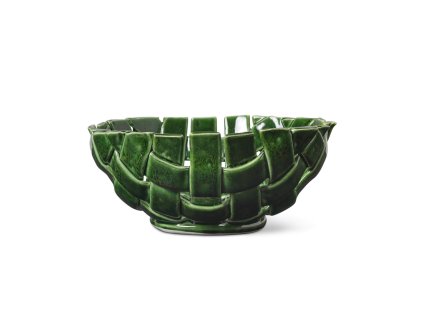 Keramická mísa Plait Ø 24 cm "Emerald Green" ferm LIVING