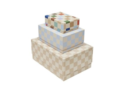 Úložné boxy Mana - 3 kusy "Multi" OYOY