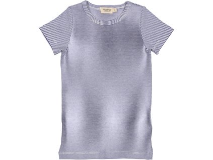 Modalové triko s krátkým rukávem Tago "Blue Stripe" MarMar