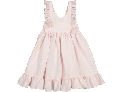 Lněné šaty Danita Frill "Mauve Rose" MarMar