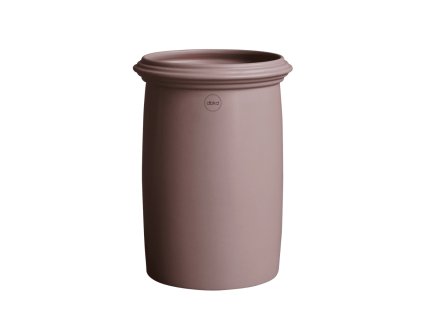 Květináč Kruset L "Apricot" v terakotové barvě o rozměrech: výška 25 cm a průměr 18 cm od značky DBKD