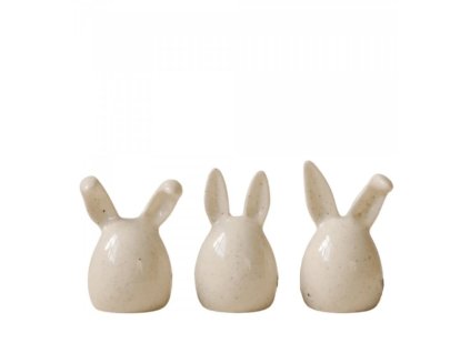 Velikonoční zajíčci - 3 kusy "Vanilla" DBKD
