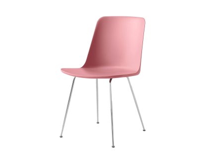 Židle Rely HW6 "Chrome / Soft Pink" &Tradition