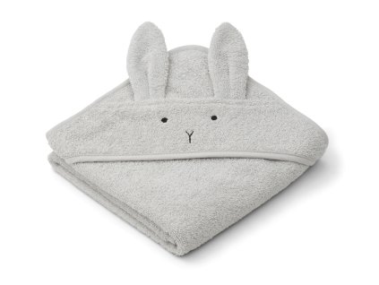 Osuška s kapucí Albert "Rabbit Dumbo Grey" Liewood