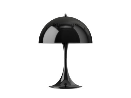Přenosná lampa Panthella v černé barvě od Louis Poulen