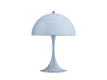 Přenosná lampa Panthella v modré barvě od Louis Poulen