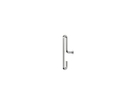 Malý nástěnný háček - 2 kusy "Stainless Steel" MOEBE