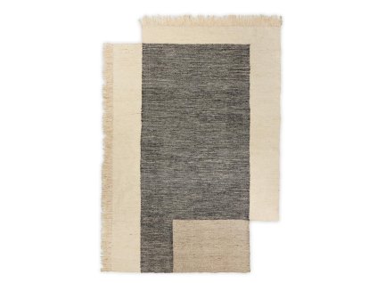 Koberec Counter 200 x 300 cm "Charcoal / Off-White" ferm LIVING