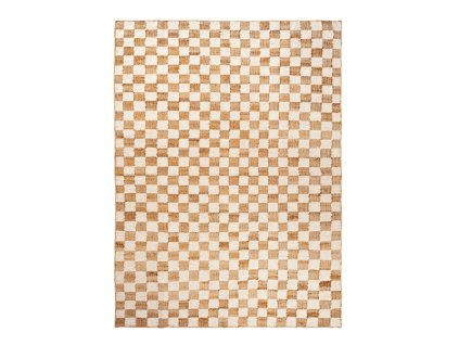 Koberec Check 200 x 300 cm "Off-White / Natural" ferm LIVING
