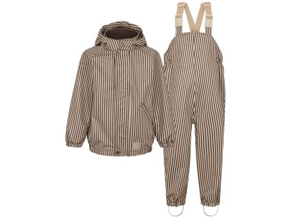 Nepromokavý set do deště Oddy "Brown Stripe" MarMar