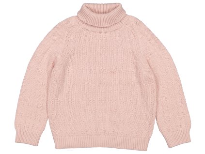 Svetr s rolákem ze směsi vlny Talmi "Cream Taupe"