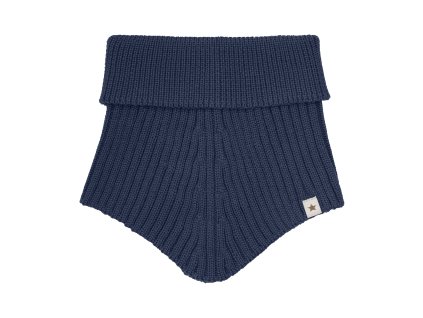 Dětský merino nákrčník v tmavě modré barvě od Huttelihut
