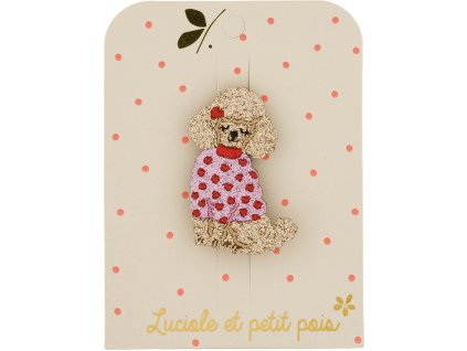 Odznáček "Poodle" Luciole et Petit Pois