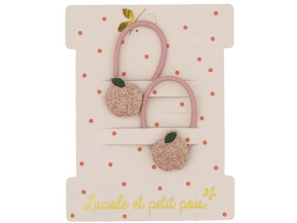 Pár mini gumiček "Apple" Luciole et Petit Pois