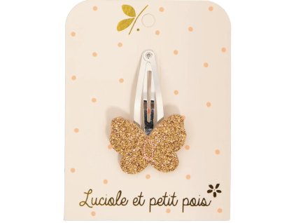 Třpytivá sponka "Butterfly" Luciole et Petit Pois