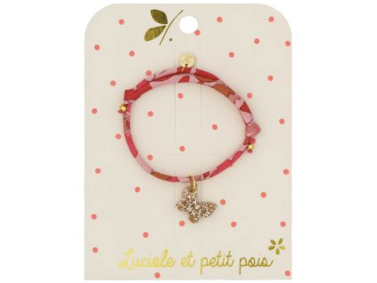 Dívčí náramek Liberty "Capel Floret" Luciole et Petit Pois