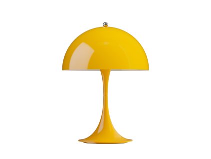 Přenosná lampa Panthella ve žluté barvě od Louis Poulen