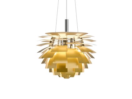 Závěsné svítidlo PH Artichoke Ø 48 cm "Brass" Louis Poulsen