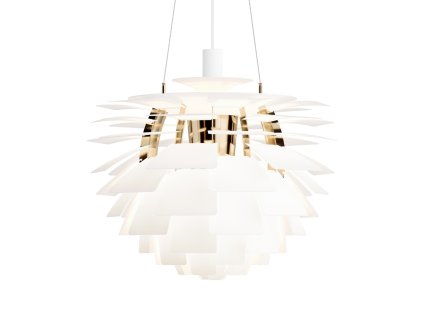 Závěsné svítidlo PH Artichoke Ø 60 cm "Soft White / Brass" Louis Poulsen