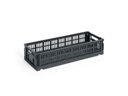 Úložný box Colour Crate Mini Oblong v černé barvě