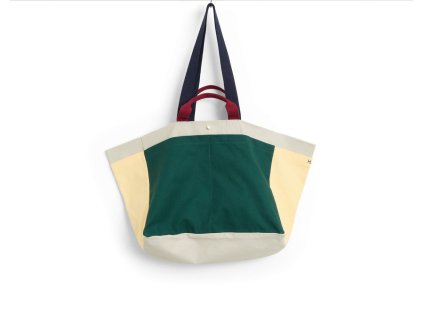 Plátěná taška Weekend M "Dark Green Multi" od značky HAY