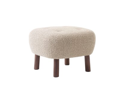 Pouf Little Petra ATD1 "Walnut / Karakorum 003" &Tradition
