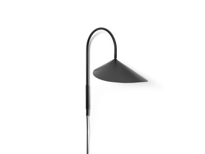 Nástěnná lampa Arum Swivel v černé barvě od ferm LIVING