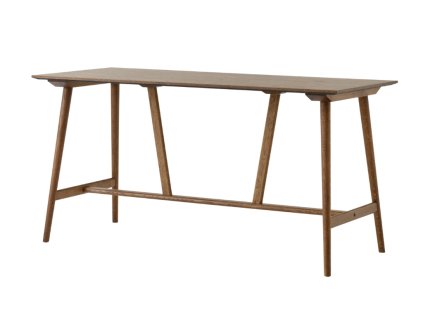 Barový stůl In Between SK26 se šířkou 50 cm a výškou 95 cm od &Tradition - tmavě mořený dub