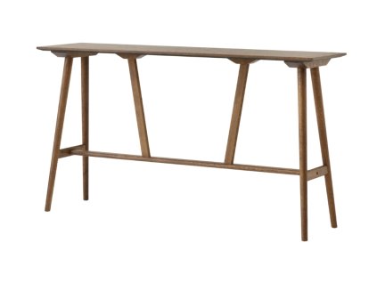 Barový stůl In Between SK27 se šířkou 50 cm a výškou 95 cm od &Tradition - tmavě mořený dub