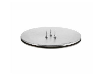 Kovový svícen Plate "Silver Matt" Ester & Erik