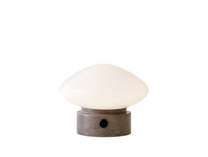 Přenosná lampa z kolekce Mist AP21 s hnědým mramorovým podstavcem od &Tradition