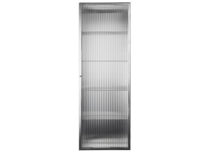Nástěnná skříňka z kolekce Haze od ferm LIVING z nerezové oceli a rozměrem 35 x 100 cm