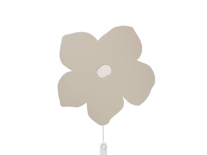 Nástěnná dřevěná lampa ve tvaru květinky od ferm LIVING