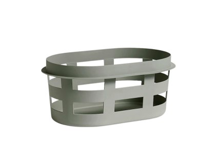 Koš na prádlo v zelené khaki barvě od dánské značky HAY