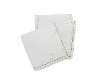 Vánoční ubrousky Julemorgen Garlands 33 x 33 cm WIK & WALSØE