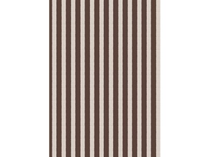 Balicí vánoční papír 5 m "Brown Stripes" IB Laursen